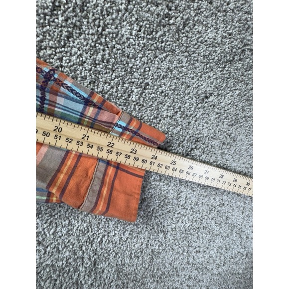 VTG Polo Ralph Lauren Mens *Large* Cotton Shirt Southwest Aztec Navajo Plaid - Picture 8 of 10